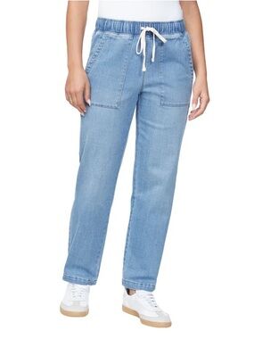 Buffalo Women's Pull-on Straight Jean with Convertible Hem